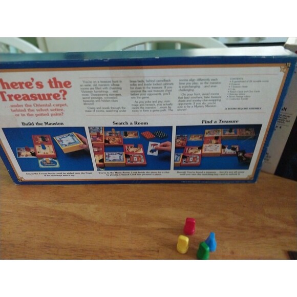 Vintage Mystery Mansion Board Game Copyright 1984 Milton Bradley Missing pieces - Picture 7 of 7